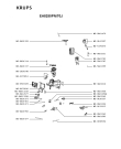 Схема №3 EA8250PE/70K с изображением Блок управления для кофеварки (кофемашины) Krups MS-5884052