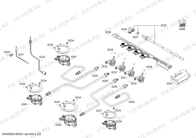 Схема №1 3ETG494B ENC.3ETG494B 4G BA T60R/2010 с изображением Ручка конфорки для электропечи Bosch 00619955