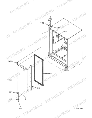 Схема №10 KRFC 9010/IN с изображением Заглушка для холодильника Whirlpool 481240118844