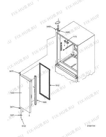 Схема №10 KRBC 9010/l LH с изображением Запчасть для холодильной камеры Whirlpool 481246238287