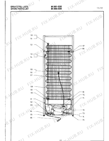 Схема №8 IK085030/1 с изображением Кабель для холодильной камеры Bosch 00098857
