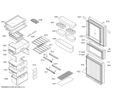 Схема №1 KK23F67TI с изображением Вставная полка для холодильника Siemens 00669522