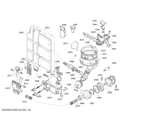 Схема №3 SRS45T02CZ Silence comfort с изображением Передняя панель для электропосудомоечной машины Bosch 00434814