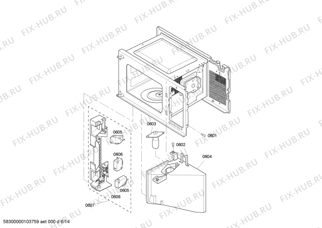 Схема №9 SEMW272BP с изображением Панель для электропечи Bosch 00473506