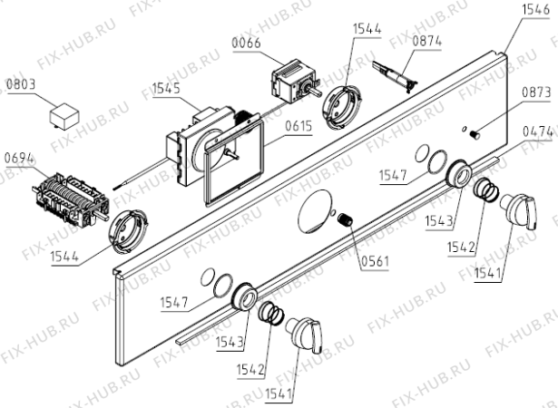 Взрыв-схема плиты (духовки) Franke CF55MGF/N (522583, EVP231-444M) - Схема узла 02