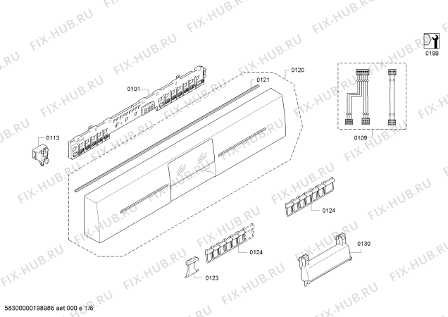 Схема №4 SMS40D18EU, AquaStop с изображением Инструкция по установке/монтажу для посудомоечной машины Bosch 00725239