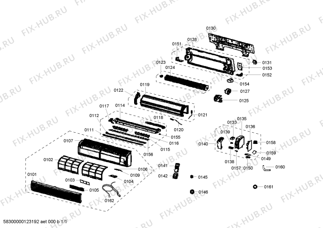 Схема №1 S1ZMI24000 с изображением Реле для кондиционера Siemens 00608899