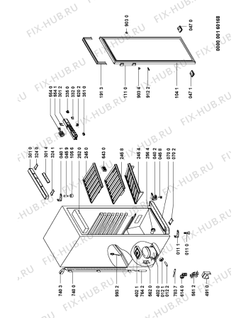 Схема №1 WLMG 880 с изображением Подставка для холодильника Whirlpool 481241078175