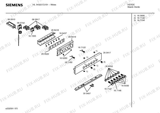 Схема №4 HL54420SC с изображением Инструкция по эксплуатации для электропечи Siemens 00520727