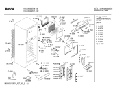 Схема №3 KSU40623NE с изображением Дверь морозильной камеры для холодильника Bosch 00474127