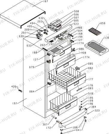 Схема №1 CVP208 (125805, ZOS2466) с изображением Панель управления для холодильника Gorenje 126328