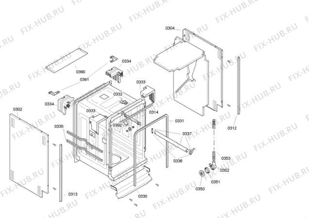 Схема №4 GV5530(133535, SD13J1GN) с изображением Часовой механизм для посудомоечной машины Gorenje 176709