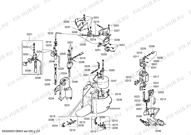 Схема №2 TK50N01IT SN50 Nespresso с изображением Двухходовой клапан для электрокофеварки Siemens 00427381