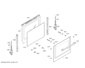 Схема №2 HEV33B551 H.BO.NP.L3D.PV.GLASS.B5/.X.E0_C/// с изображением Ручка выбора программ для плиты (духовки) Bosch 00614959