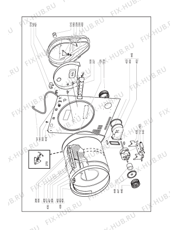 Схема №3 0312 96A 15330 - 96A с изображением Тумблер для сушильной машины Whirlpool 482000007797