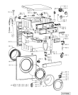 Схема №2 AWV 695/IG с изображением Переключатель для стиралки Whirlpool 481941029139