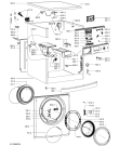 Схема №2 WA PLUS 874 DA с изображением Блок управления для стиралки Whirlpool 481010722537