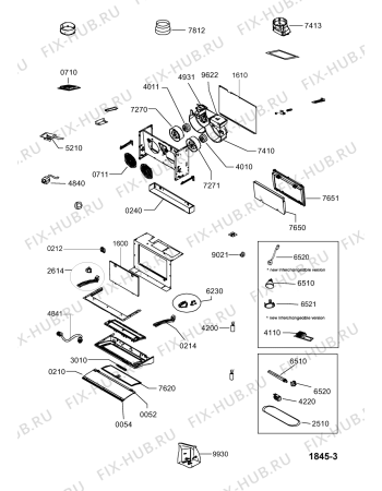 Схема №1 AKR 638 IX с изображением Запчасть для вытяжки Whirlpool 482000004501