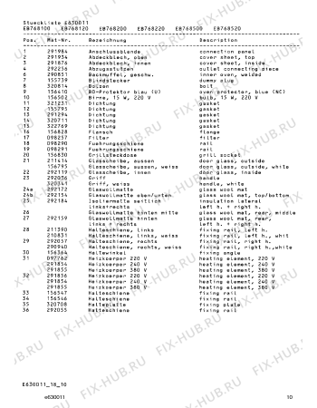 Схема №11 EB768500 с изображением Уплотнитель для плиты (духовки) Bosch 00291294