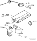 Схема №1 S52900KSW0 с изображением Микротермостат для холодильника Aeg 2262383033