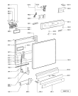 Схема №1 GSFH 1566 WH с изображением Блок управления для посудомоечной машины Whirlpool 481221470177