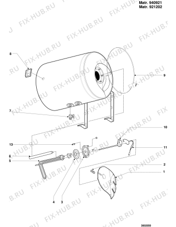 Схема №2 80ORPERLA3 (F004240) с изображением Запчасть для бойлера Indesit C00032736