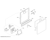 Схема №6 SMS53M42TR с изображением Панель управления для посудомоечной машины Bosch 00704639
