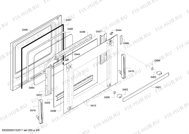 Схема №4 B12P40S1FR с изображением Панель управления для духового шкафа Bosch 00701125