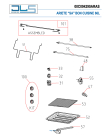 Схема №1 OVEN BON CUISINE 942 (NO A13) с изображением Рукоятка для плиты (духовки) ARIETE AT6255378000