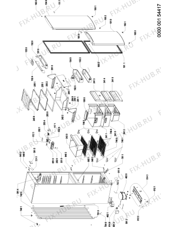 Схема №1 ARC57532 (F090364) с изображением Инструкция по обслуживанию для стиральной машины Indesit C00346751