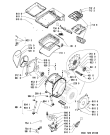 Схема №2 AWA 5109 с изображением Декоративная панель для электросушки Whirlpool 481245211061