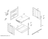 Схема №6 B1422C0GB с изображением Внешняя дверь для электропечи Bosch 00442997