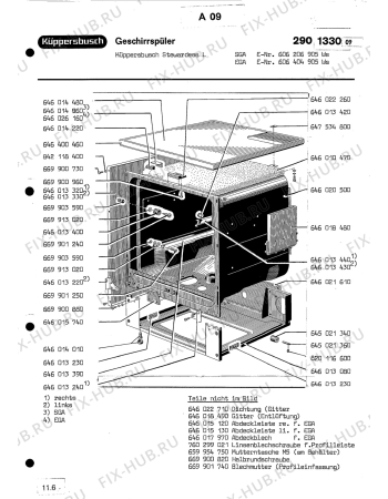 Взрыв-схема посудомоечной машины Aeg STEWARDESS SGA - Схема узла Section2