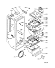 Схема №7 ARZ 730/B с изображением Лоток (форма) для холодильника Whirlpool 481244079012