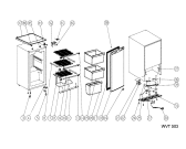 Схема №1 WVT503W (F090641) с изображением Другое для холодильника Indesit C00333750