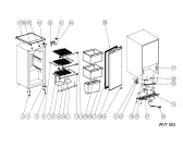 Схема №1 WVT503W (F090641) с изображением Электрокомпрессор для холодильника Indesit C00333759