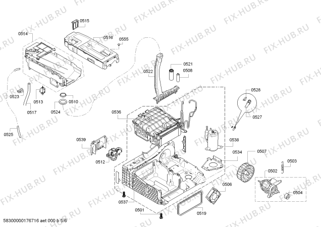 Схема №4 WTW862V1 EcoLogixx 8 SelfCleaning Condenser с изображением Панель управления для сушильной машины Bosch 00798178