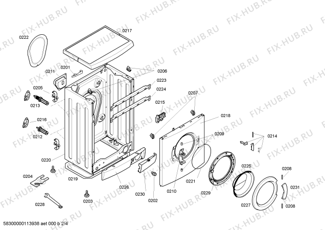 Схема №4 WXS1066IT SIWAMAT XS1066 с изображением Панель управления для стиралки Siemens 00441020