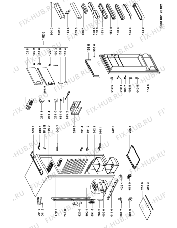 Схема №1 653.2.02 с изображением Блок питания для холодильной камеры Whirlpool 481221778144