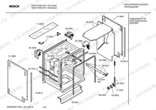 Схема №4 SGI59T02EU с изображением Кнопка для посудомойки Bosch 00425208