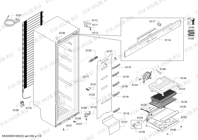 Схема №2 CE754EW31 Constructa с изображением Панель для холодильника Bosch 11009581