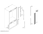Схема №7 RB492304 Gaggenau с изображением Дверь для холодильника Bosch 00717517