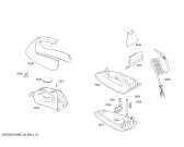 Схема №2 TDS3510 с изображением Передняя часть корпуса для утюга (парогенератора) Bosch 00657284