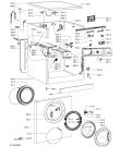 Схема №1 AWO/D 7710 с изображением Блок управления для стиральной машины Whirlpool 481074288696