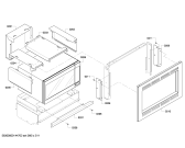 Схема №6 HBL5750UC с изображением Декоративная рамка для духового шкафа Bosch 00684120