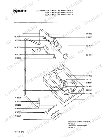 Схема №7 195304423 1394.11HS с изображением Ручка для духового шкафа Bosch 00082407