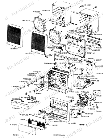 Взрыв-схема аудиотехники Siemens RM7917 - Схема узла 03