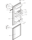 Схема №1 RCI4180AW (378828, HZI2926) с изображением Дверца для холодильника Gorenje 505494