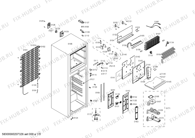 Схема №2 KDN30VL111 REF BOSCH ECO-TT300 IXL 220V/60HZ с изображением Дверь для холодильника Bosch 00715971