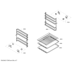 Схема №5 FRS5111EML с изображением Фронтальное стекло для духового шкафа Bosch 00712102